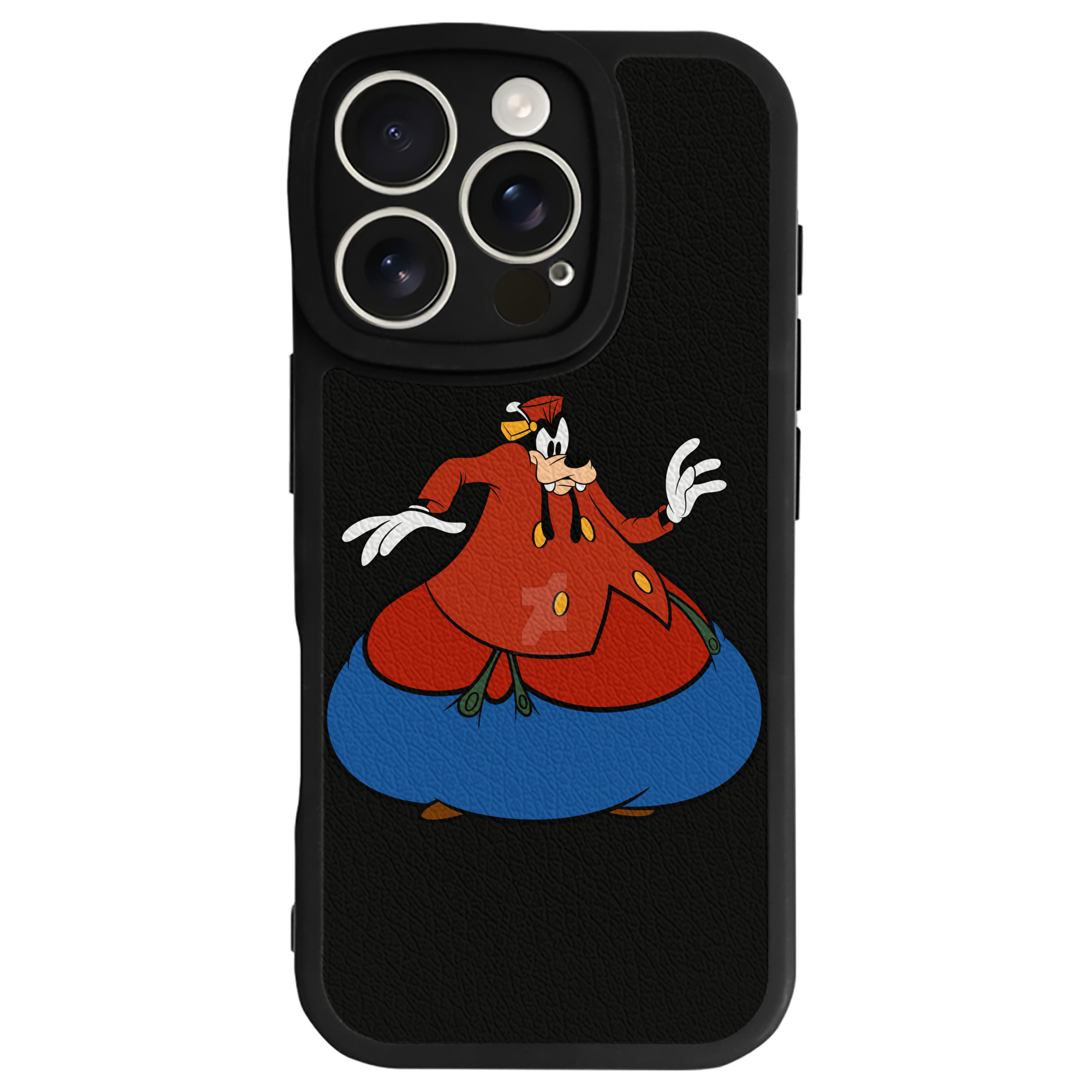 （画像用） ミッキーマウス Mickey Mouse 【iPhone 16シリーズ対応】シリコンスマホケース（レザー調） 材質：シリコン